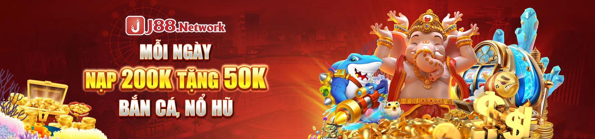 Banner ưu đãi khuyến mãi game slot uy tín 2026