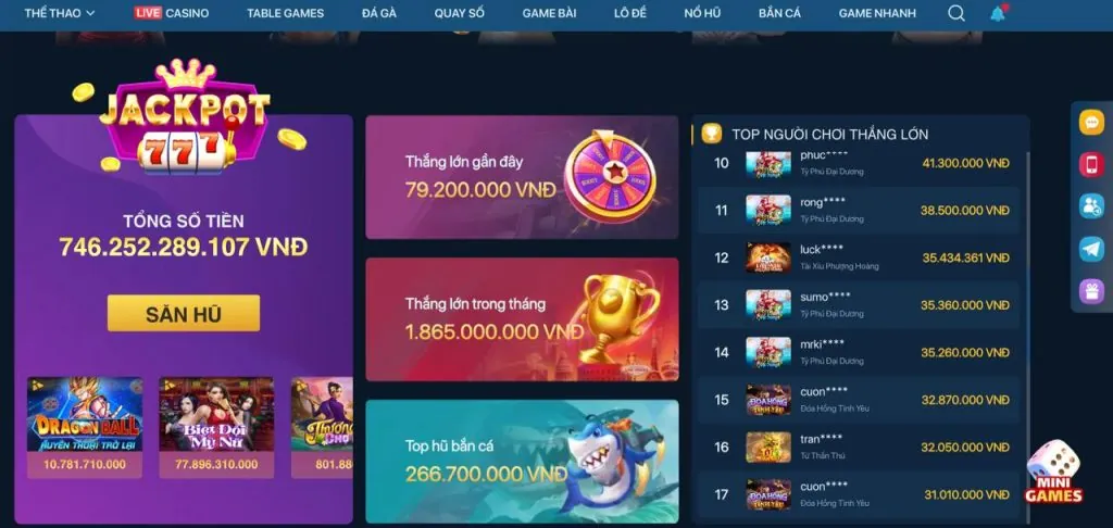 Top game slot uy tín 2024